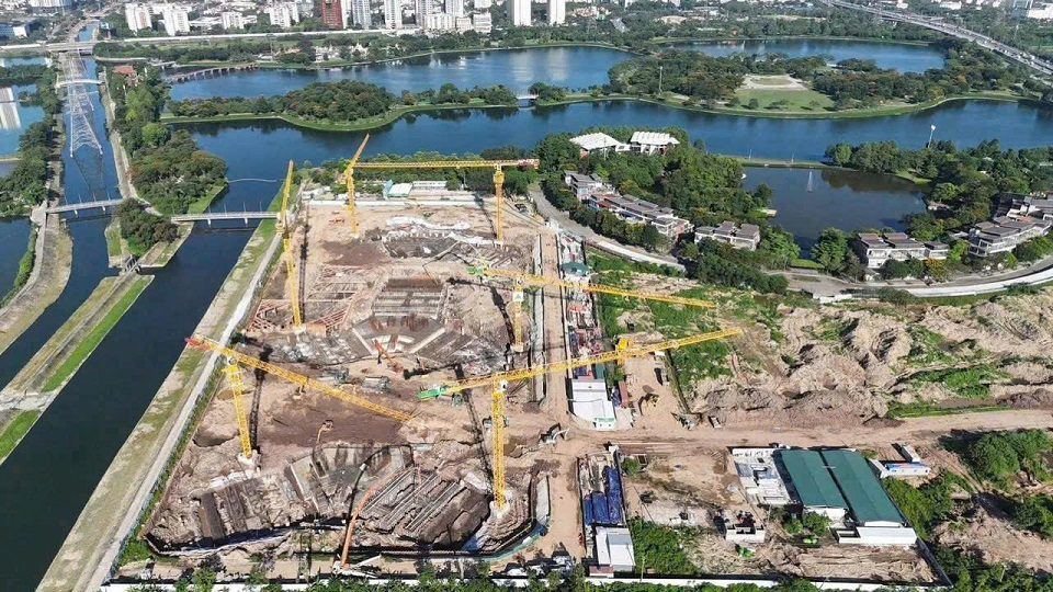 Công trường Gamuda Central Park tháng 7/2026